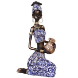 Statue Femme Africaine Résine