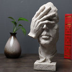 statue visage homme