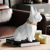 Statue Origami Bouledogue