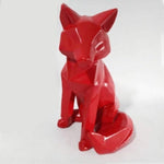 Statue renard rouge