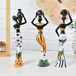 trois statues africaines pas cher