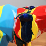 Zoom statue elephant origami multicolor 