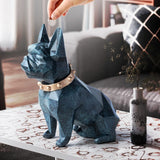 Statue Origami Bouledogue