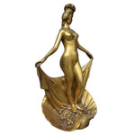 Statue femme or