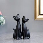 Statue chat noir pas cher