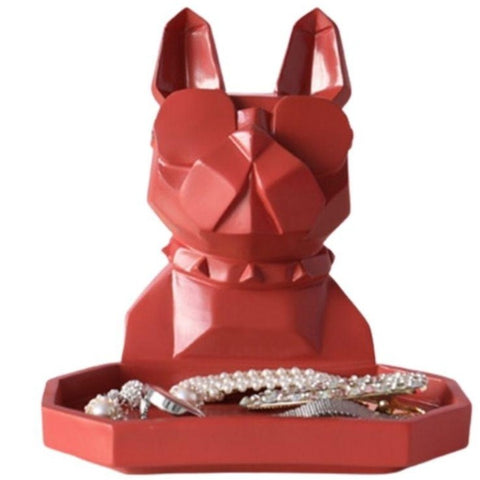 Statue Chien Bouledogue Bordeau