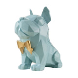 Statue Bouledogue Français Bleu