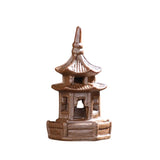 Petite statue japonaise marron