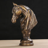 statue cheval câlin