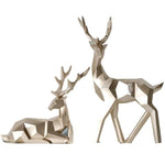 Statue Design Origami Cerf