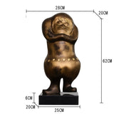 Statue singe contemporaine