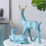 Statue cerf origami