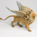 statue lion dragon