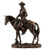 Statue Cheval Résine Marron