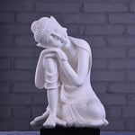 statue bouddha blanc