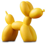 Statue Chien Ballon Jaune