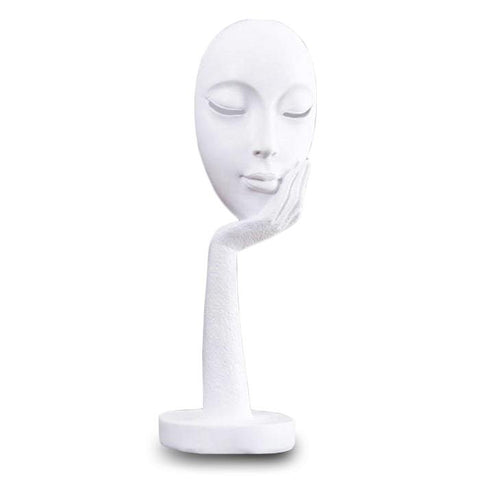 Statue Visage Blanc